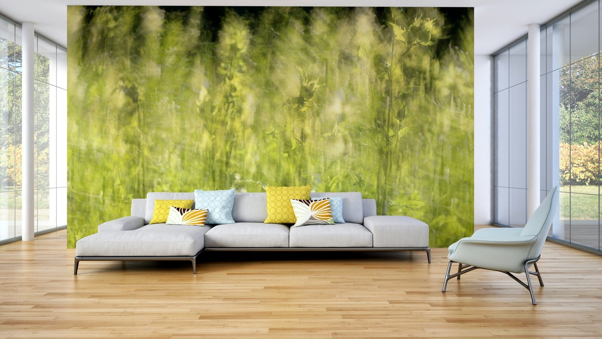 Artistic rendering of a natural scene.

