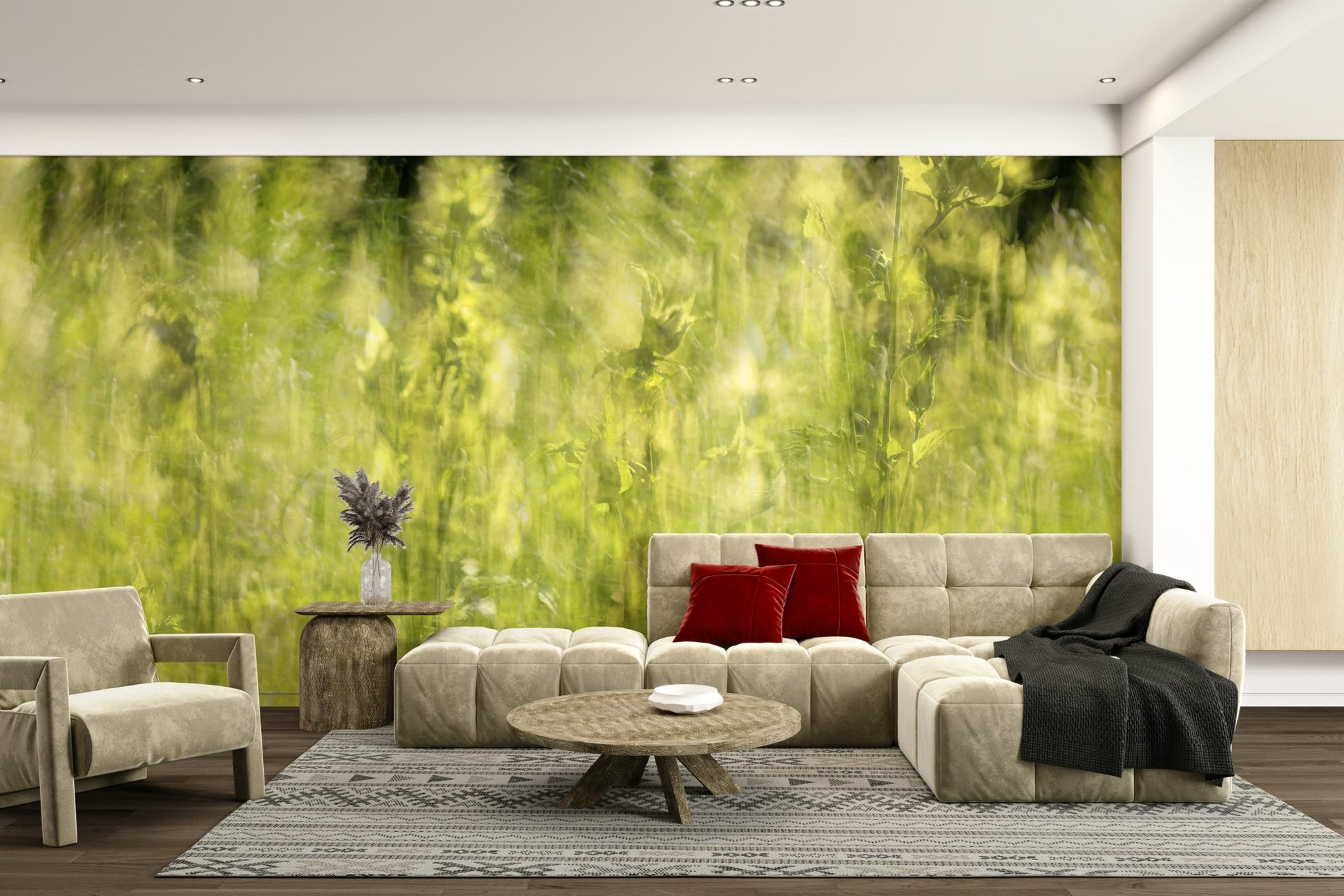 Inviting and calming aesthetic.

