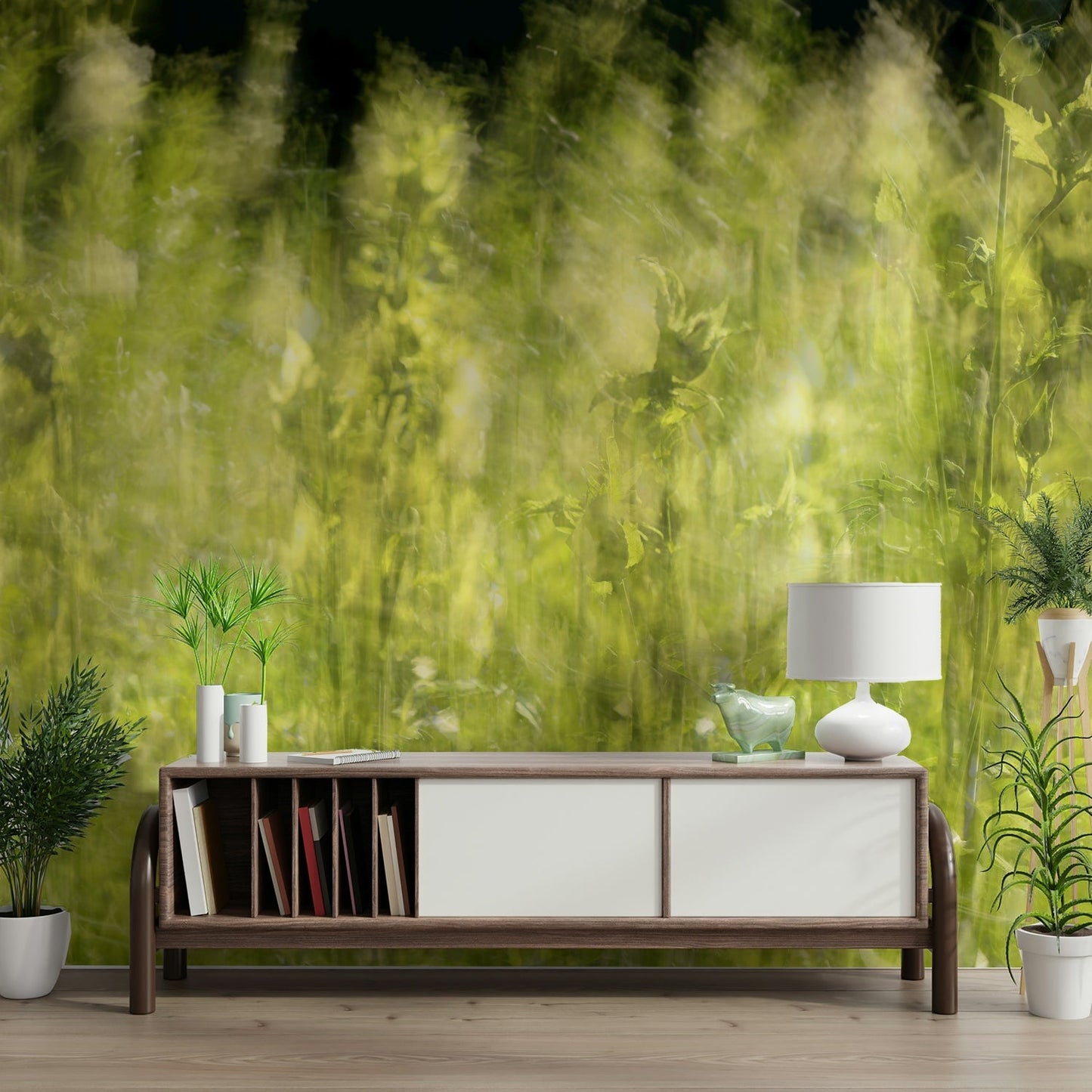 Soft, blurred nature art.

