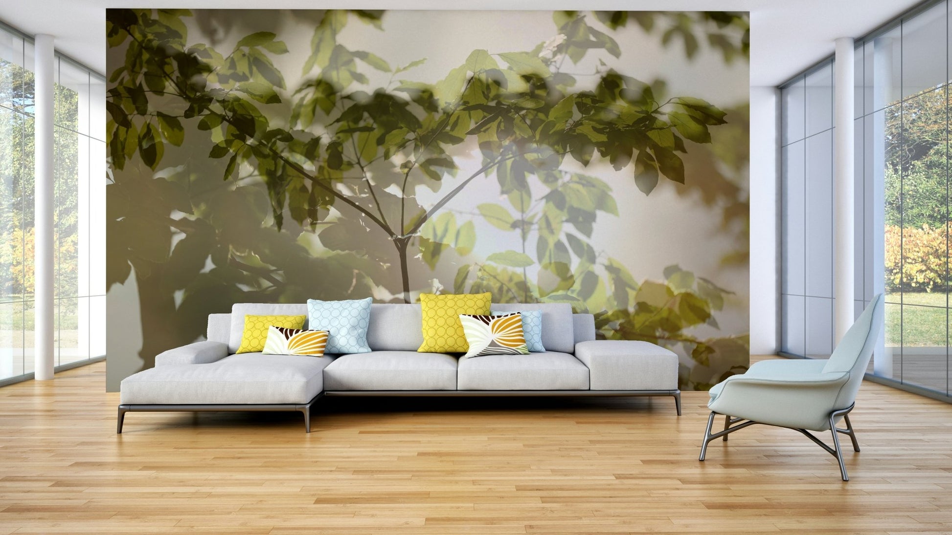 Subtle layering of leaves creates a calming effect, GD2676