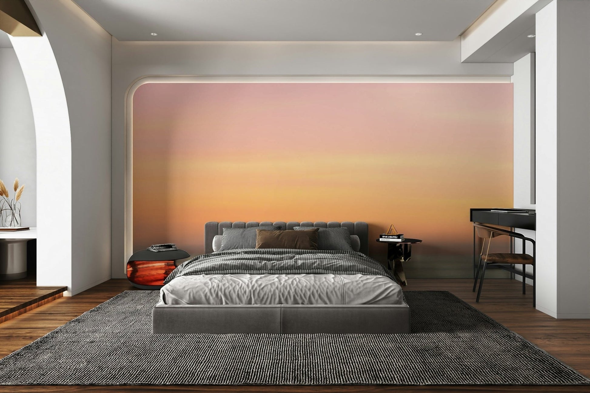 Calm horizon-inspired wallpaper for walls

