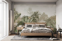Ethereal Jungle Panorama Mural - Giffywalls