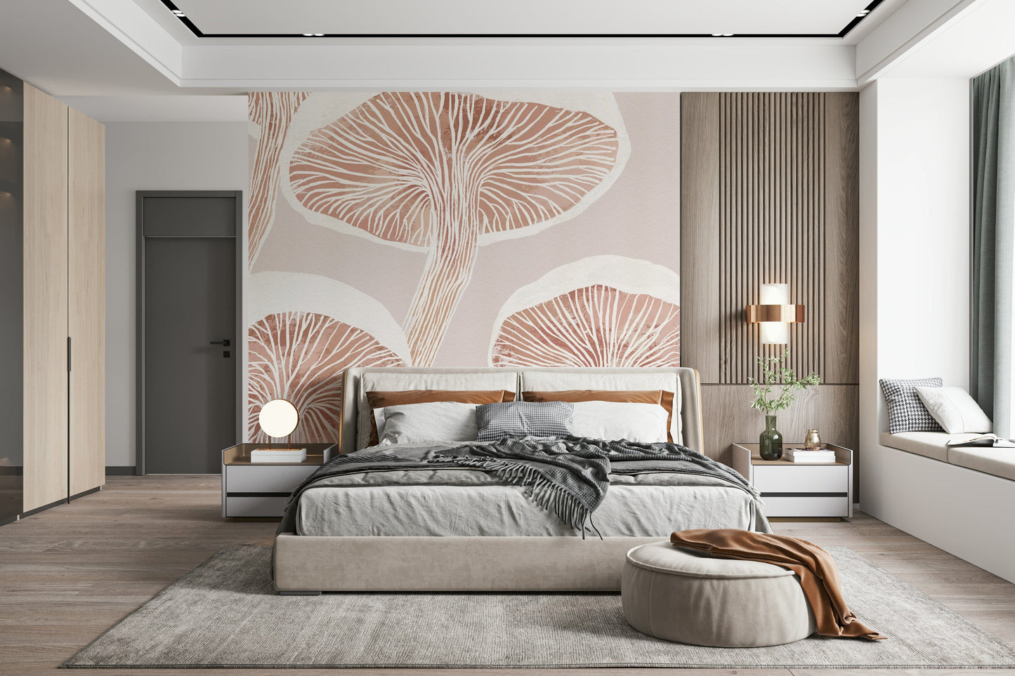 Fungi Forest Charm Wall Mural