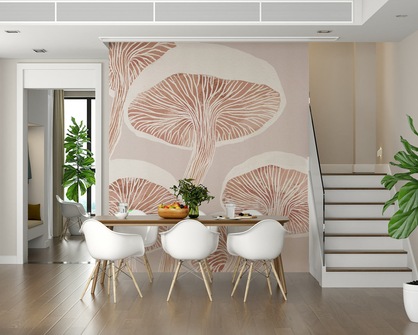 Fungi Forest Charm Wall Mural