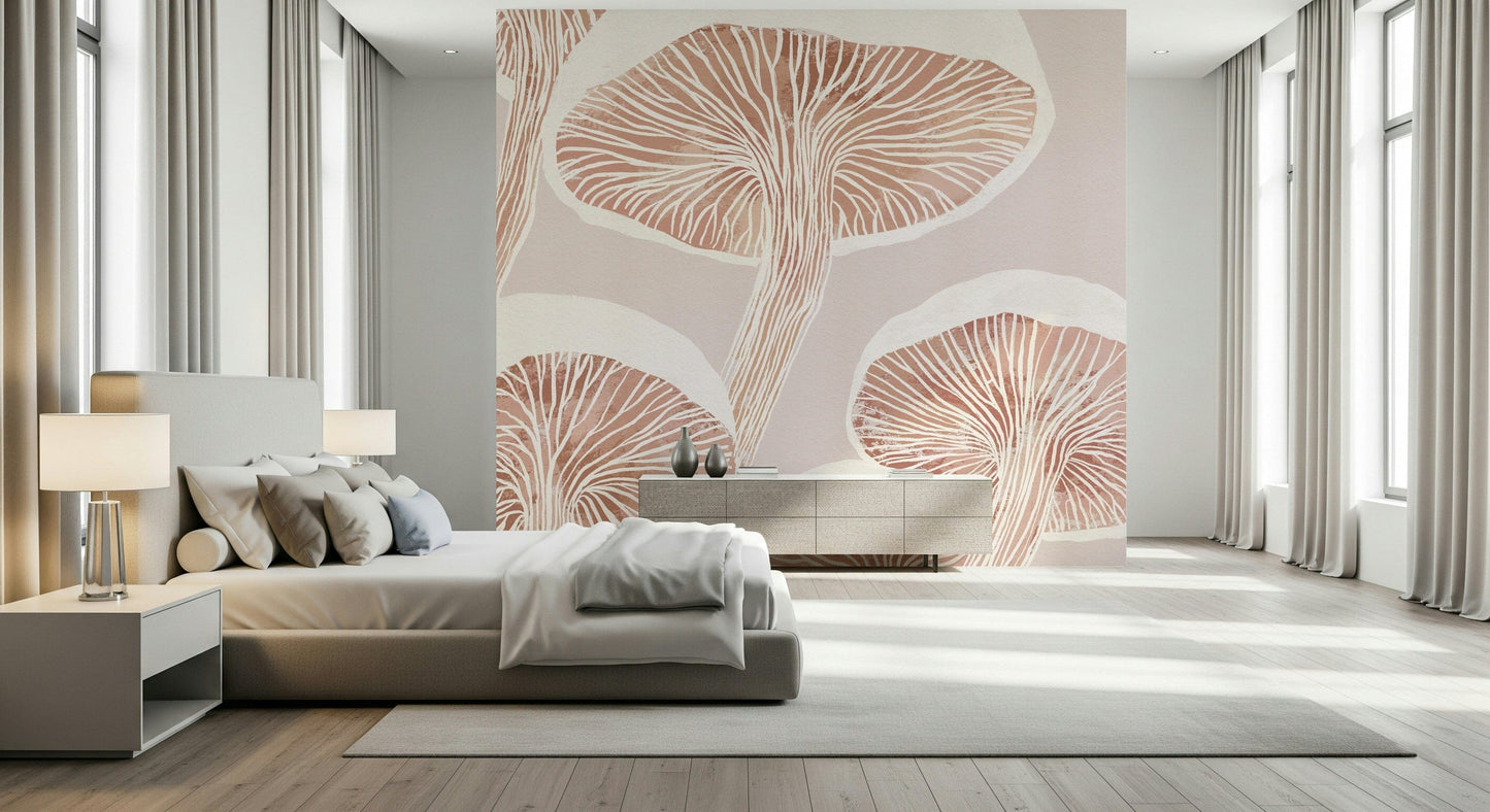 Fungi Forest Charm Wall Mural