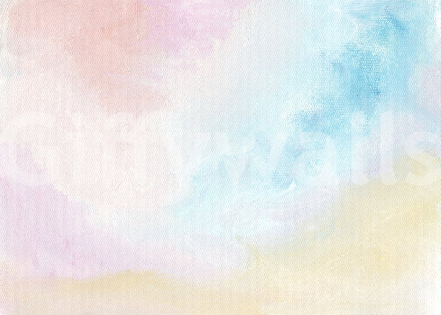 Vibrant yet soft color transitions define the Ethereal Pastel Sky Wall Mural pattern type.