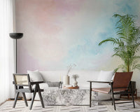 Provides a dreamy and light feel to a spacious interior Ethereal Pastel Sky Wall Mural look.