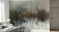 A serene fluid pattern wall mural for contemplative decor., GD5624