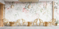 Ethereal Rose Garden Mural - Giffywalls