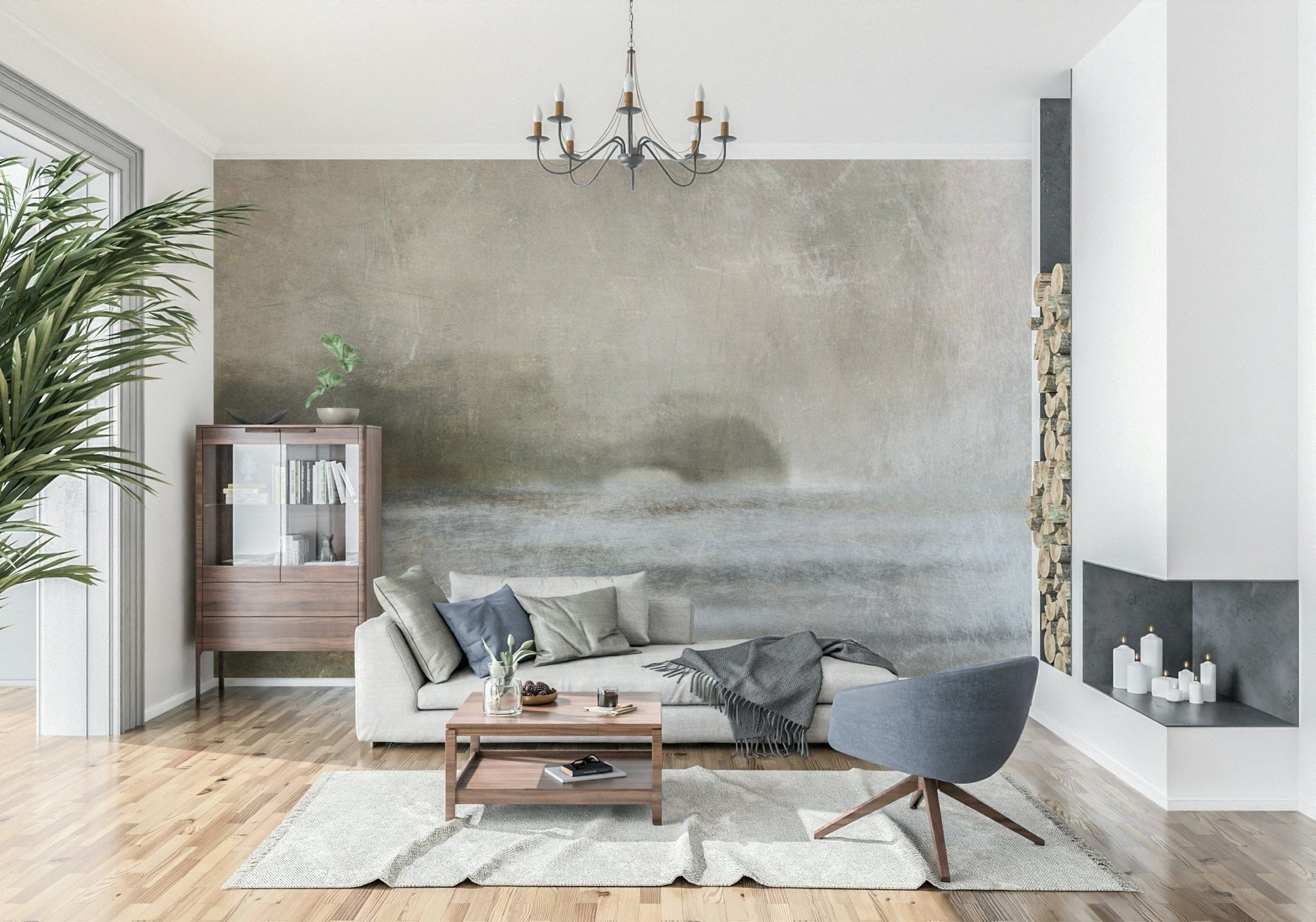 A classic abstract design wallpaper for walls.
