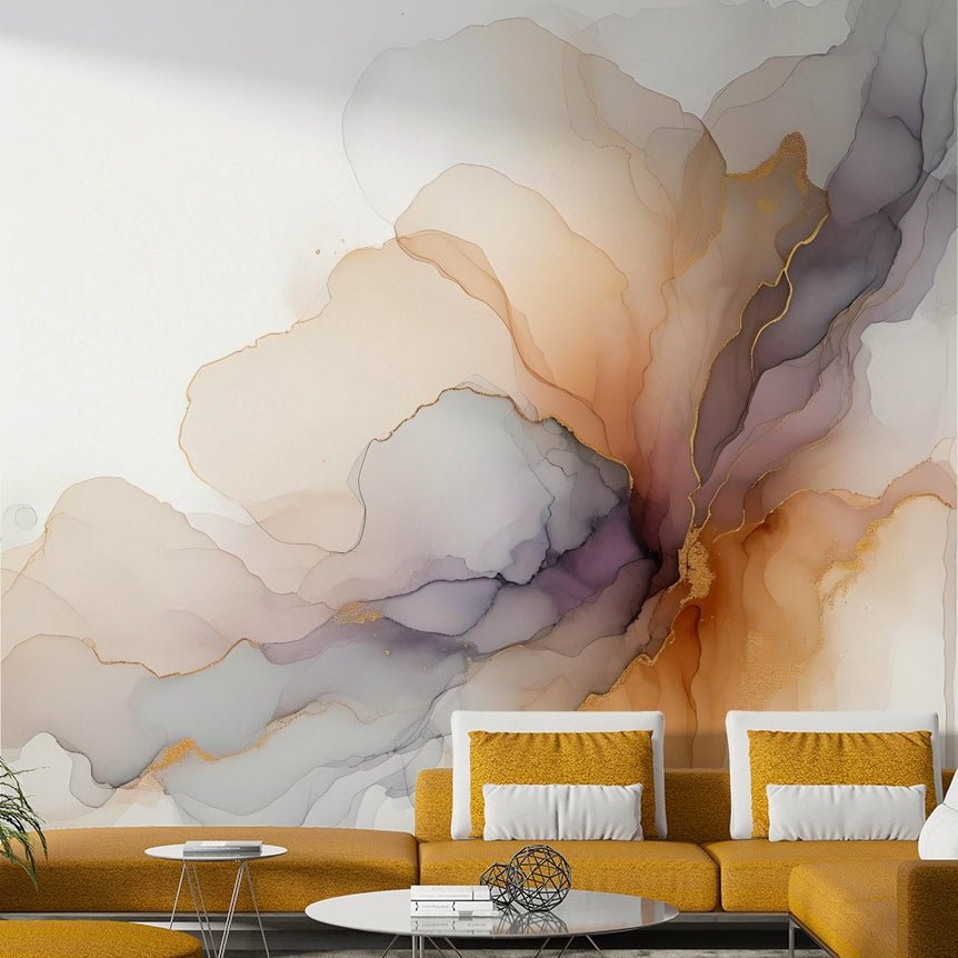 Ethereal Smoke Hues Wall Mural