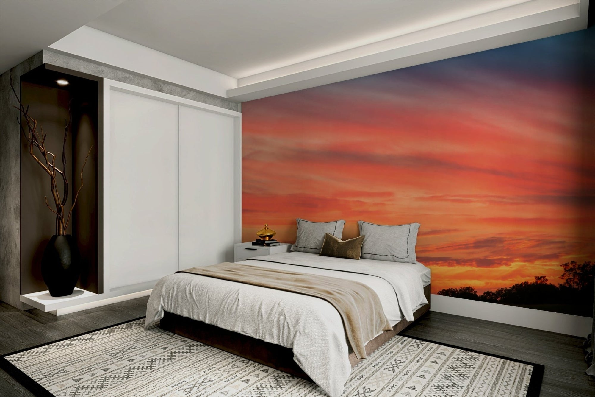 Ethereal Sunset at Countryside Wall Mural, GD2618
