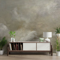 A beautiful subtle abstract wallpaper mural with ethereal, flowing texture.