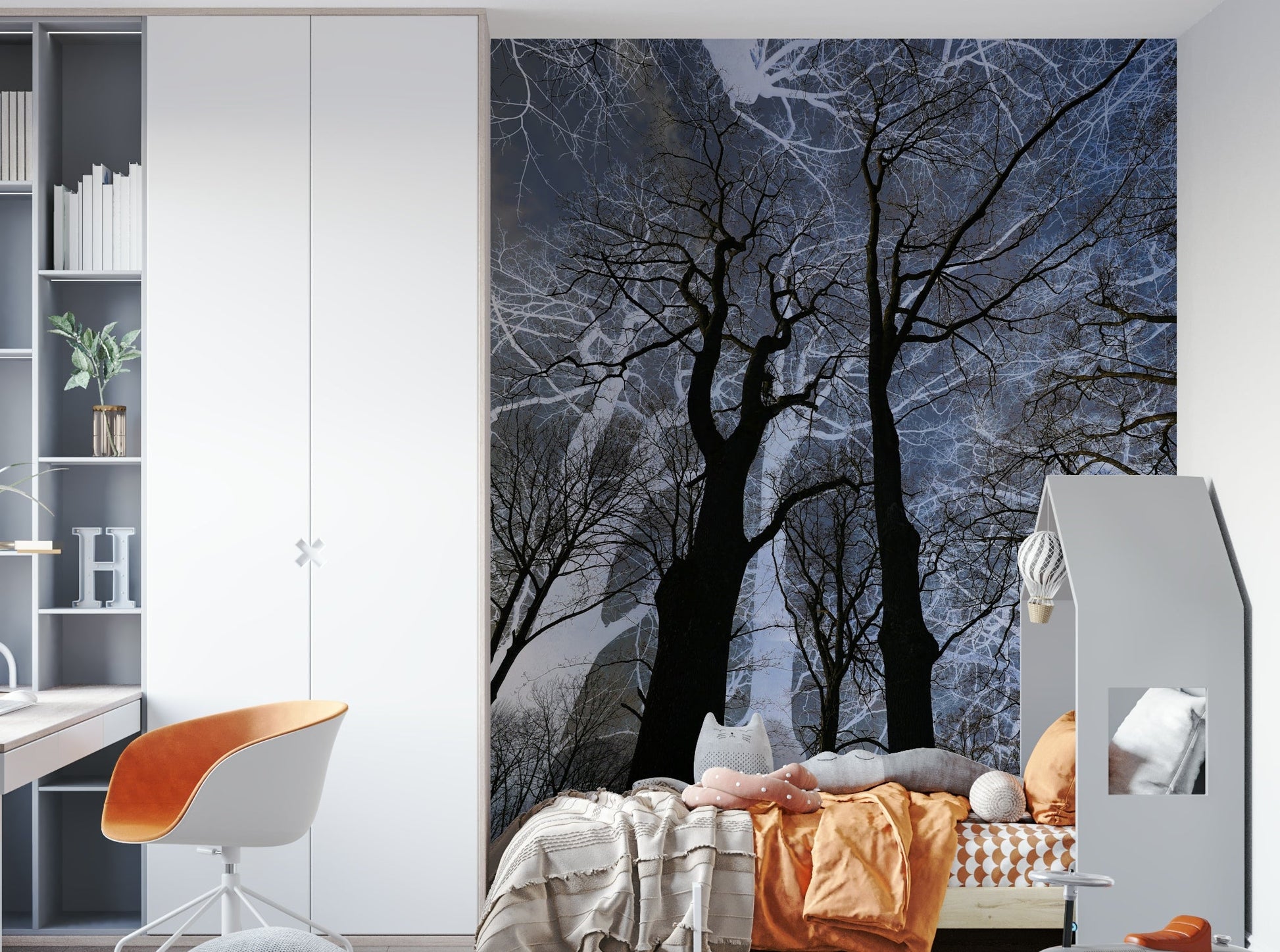 Suitable for a living room, study, or a modern, nature-inspired, contemplative interior., GD2686