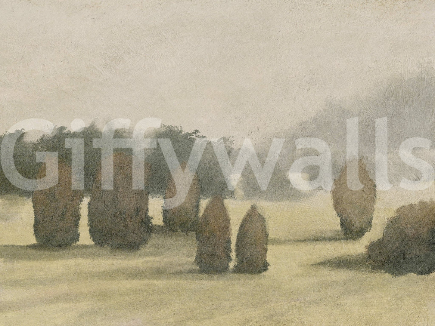 A high-quality minimalist vista wall mural for walls., GD5668