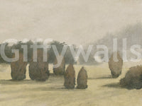 A high-quality minimalist vista wall mural for walls., GD5668