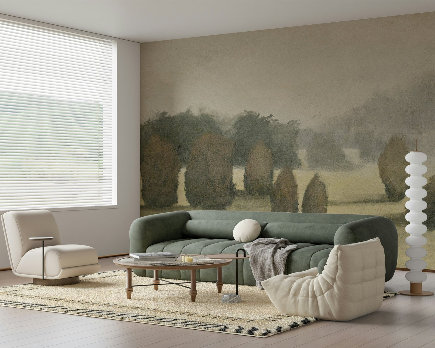 A classic landscape theme wallpaper for walls., GD5668