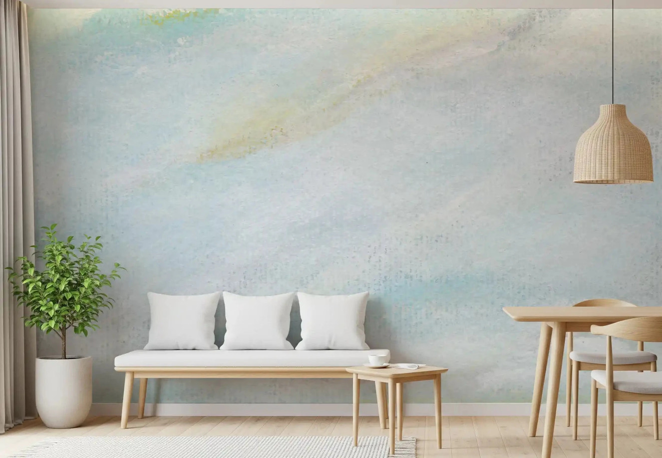 Ethereal Wash of sky Wall Mural