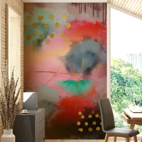 Dreamy pastel wallpaper design

