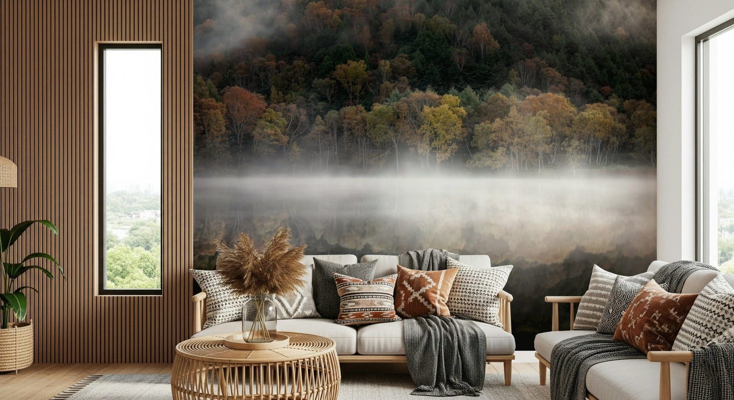Calm water surface print, Ethereal Waters visual piece.