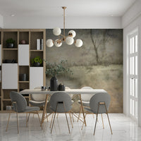 A beautiful subtle abstract wallpaper mural with ethereal, whispered light effects., GD5593