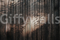 Corner of a hallway brightened by the soft, natural Ethereal Wood Grain wallpaper for walls.