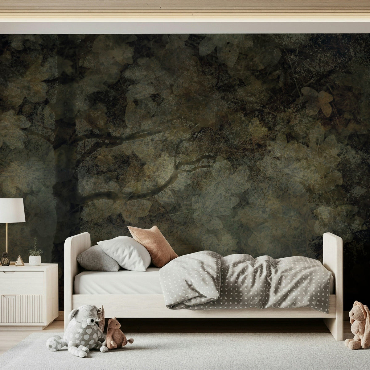 A tranquil dreamy woods wall mural for your decor., GD5608