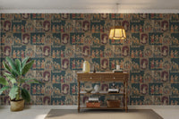 Indian ladies ethnic wall covering

