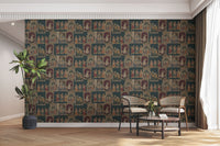 Folk style Indian women wall print

