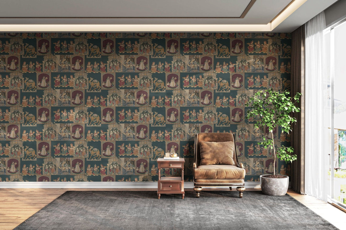 Traditional Indian women wallpaper

