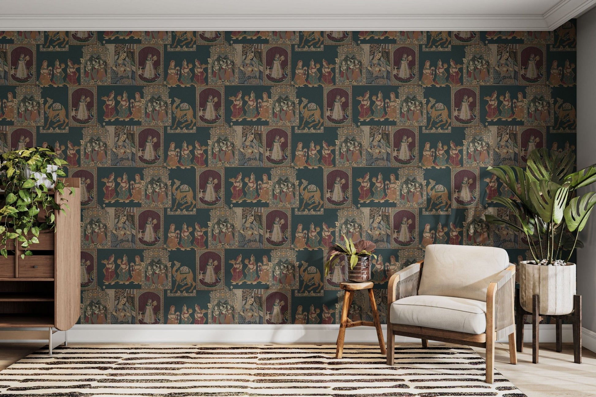 Rural Indian women art wallpaper

