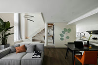 Eucalyptus elegance wall mural for serene spaces

