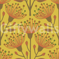 The design is non-realistic and interpretive.

