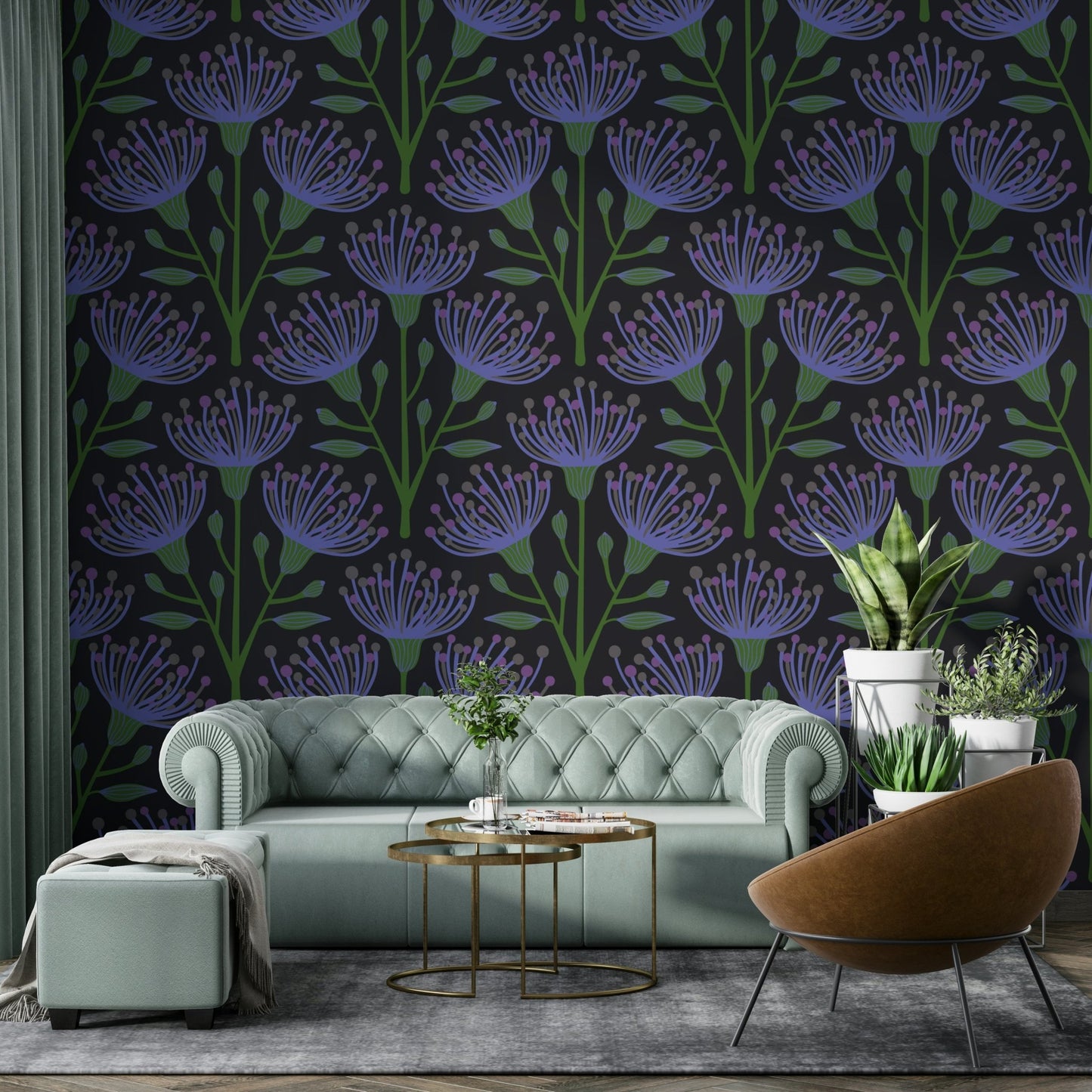 The pattern has a modern and sophisticated feel.

