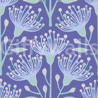 The Eucalyptus Floral mural gives the space a natural and quiet touch.

