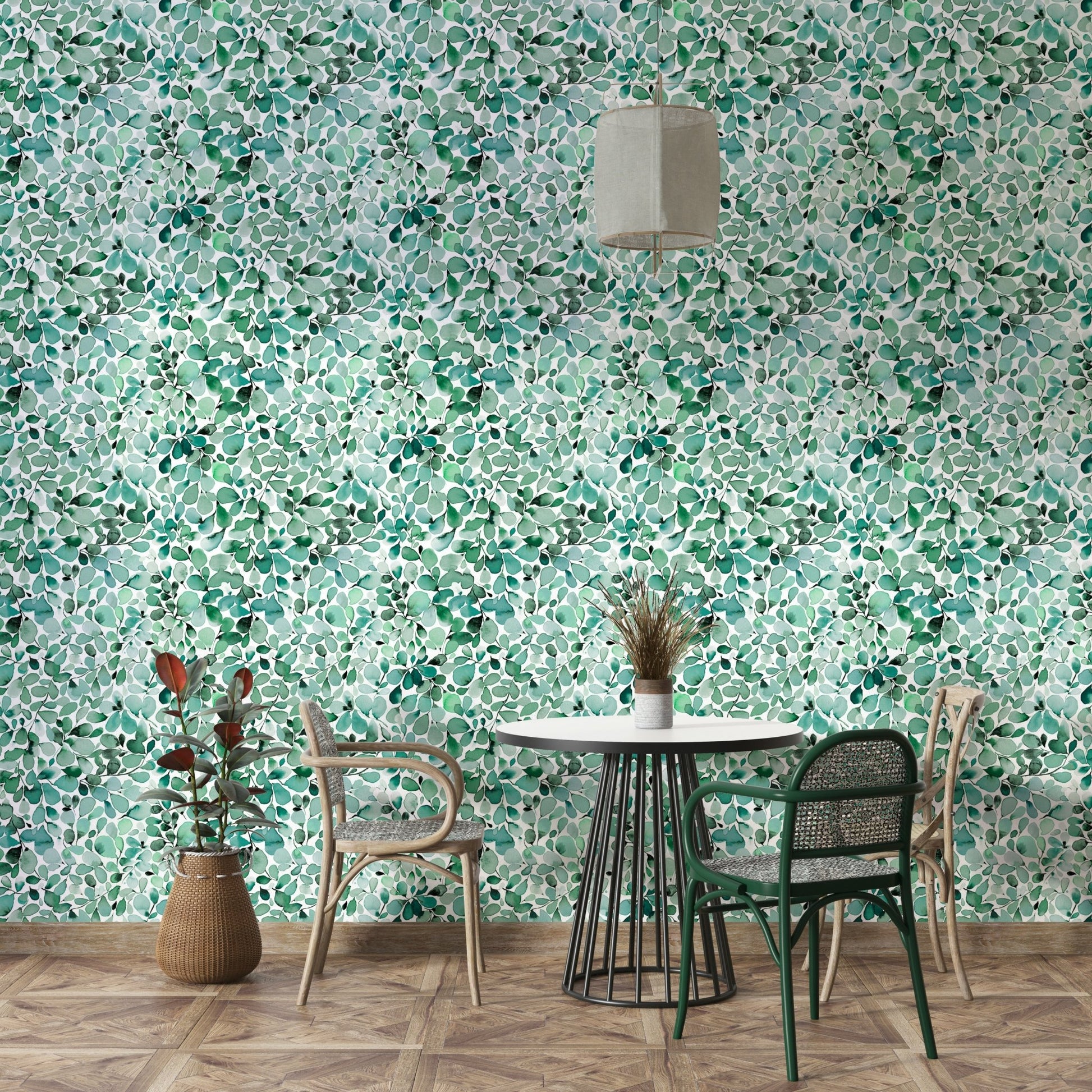 Nature-inspired wall wallpaper

