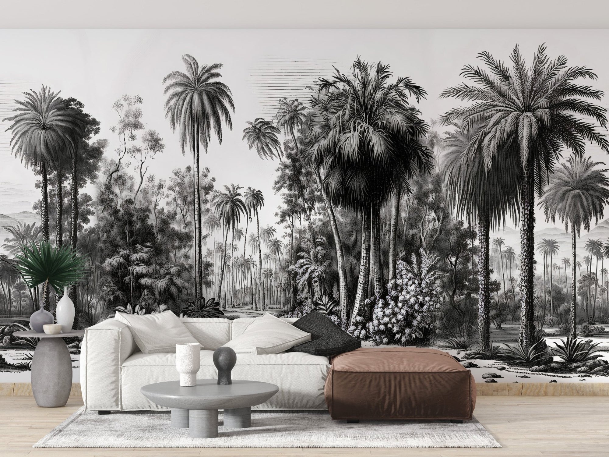 Eucalyptus Black Trees Wallpaper, A487