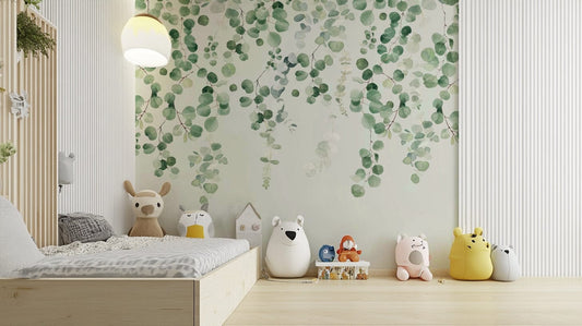 Watercolor eucalyptus leaf design GD363

