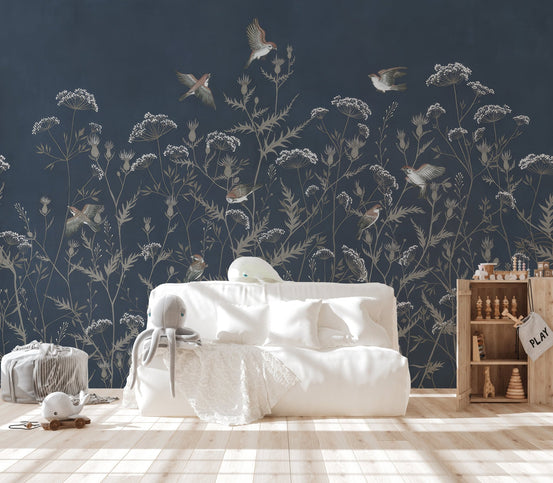 Evening elegance aviary wallpaper for walls, C294