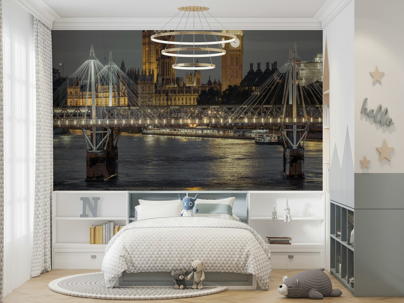 Picture of Evening in London Wall Mural
