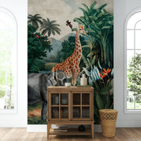 Exotic Eden mural for a nature-inspired home decor

