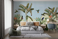 Lush and intricate jungle or tropical paradise.

