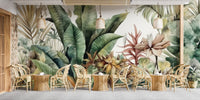 Exotic greenery wallpaper to bring nature into spaces., C58