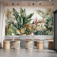 Exotic Greenery Wall Mural - Giffywalls, C58