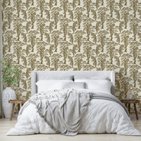 An artistic exotic animal mural for home decor.

