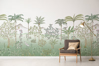 Nature-inspired exotic tropical wall design