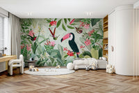 Vintage-inspired exotic Eden wall art for rooms
