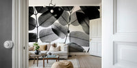 Mirrored botanical arrangement on Experiments with Leaves II Wall Mural GD4899
