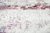 Charming exposed brick look from the Faded Heritage peel and stick wallpaper mural., GD6120