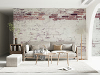 Weathered red bricks featured in the authentic Faded Heritage Brickwork design close-up., GD6120